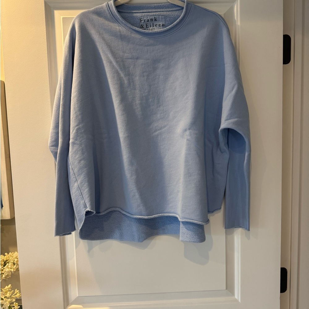 Frank & Eileen Light Blue Knit Top